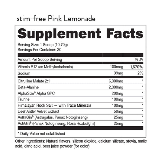 Bucked Up: Non-Stimulant