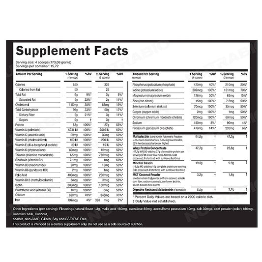 NutraBio: Extreme Mass