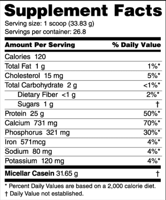 Nutrabio: Micellar Casein Slow Digesting Protein 2lbs