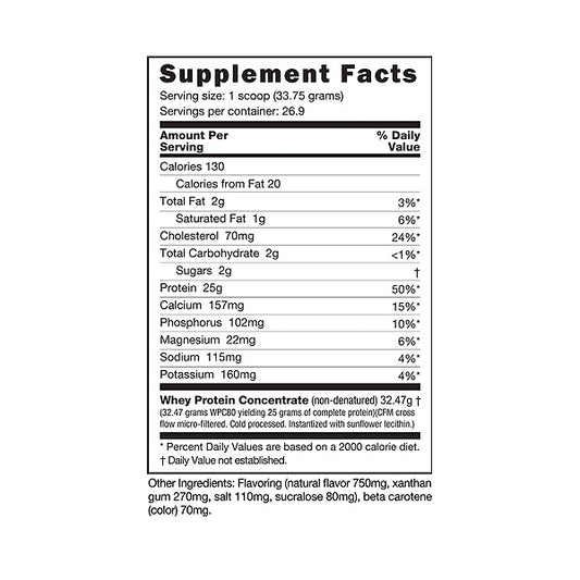 Nutrabio: Classic Whey 2lb