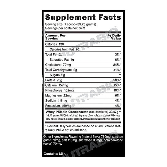 NutraBio: Classic Whey 5lb