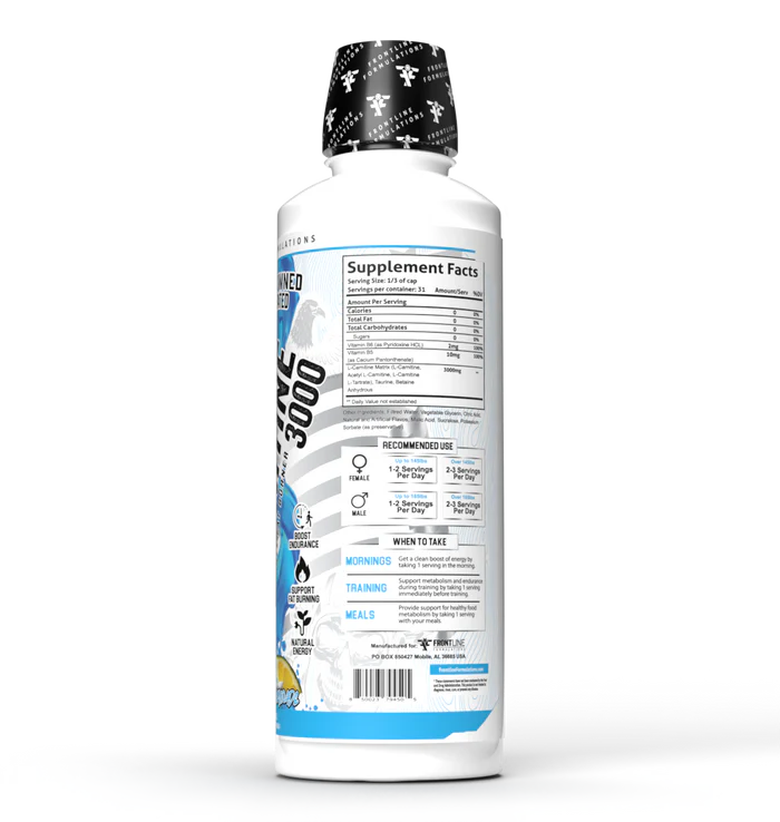 L-Carnitine 3000 Liquid Shots American Fit L-Carnitine 3000 Liquid Shots American Fit